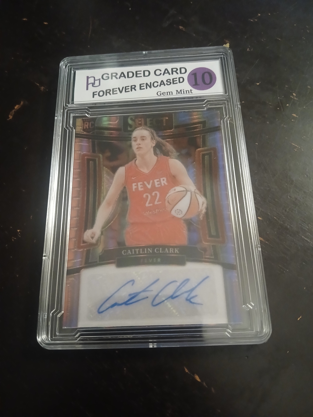 2024 Select Caitlin Clark Rookie Auto Facsimile Not Orignal